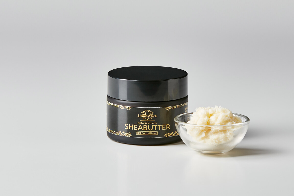 Lot de 2: Beurre de karité BIO  non raffiné  2 x 50 ml - par Unimedica