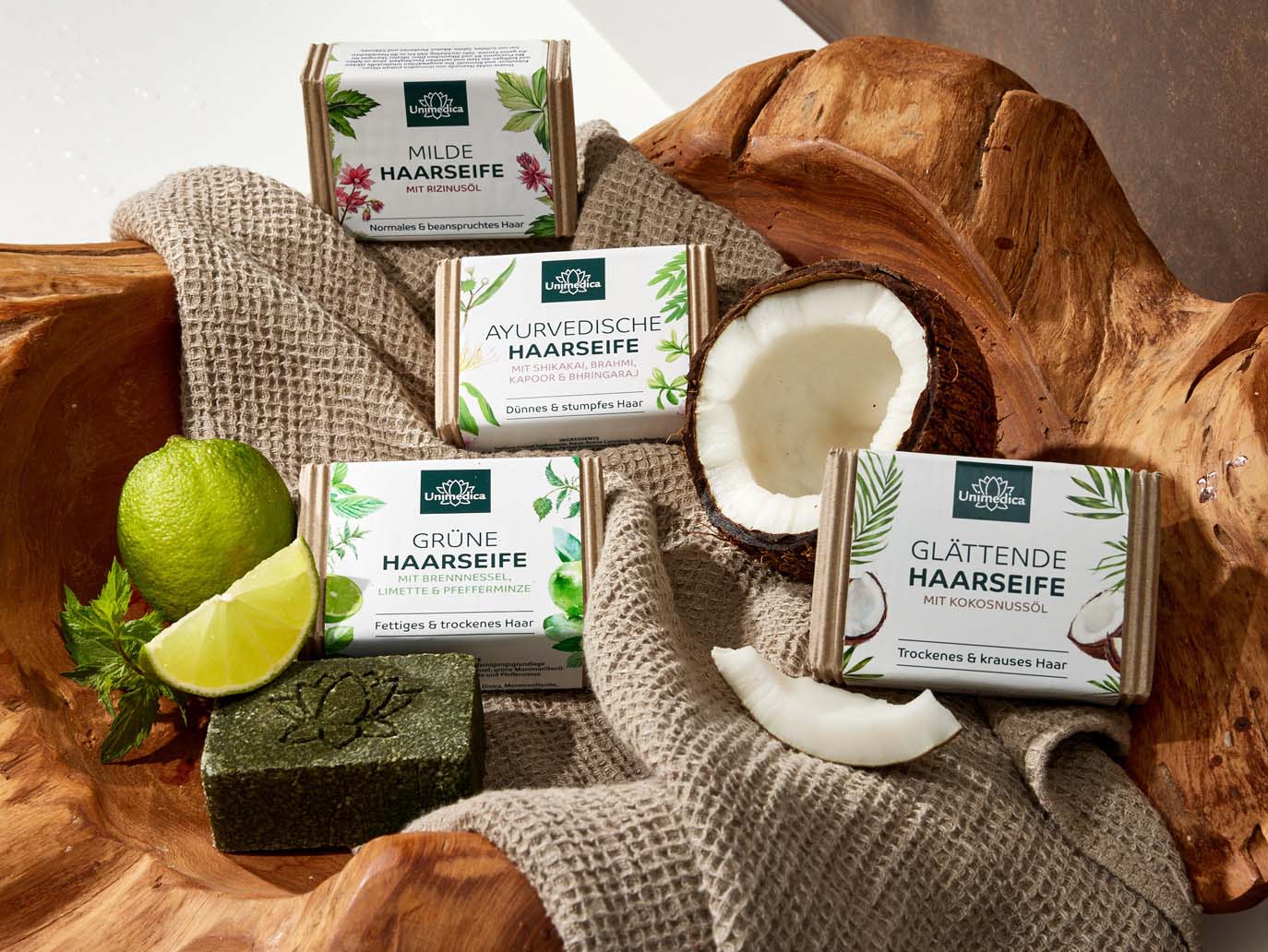 Shampoing doux  à l'huile de ricin  pour cheveux normaux et abîmés - 100 g - par Unimedica