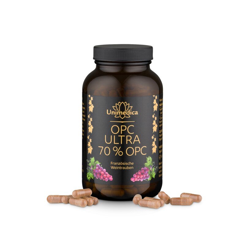 Lot de 2: OPC Ultra - avec 700 mg d'OPC pur par dose journalière  2 x 240 gélules - par Unimedica