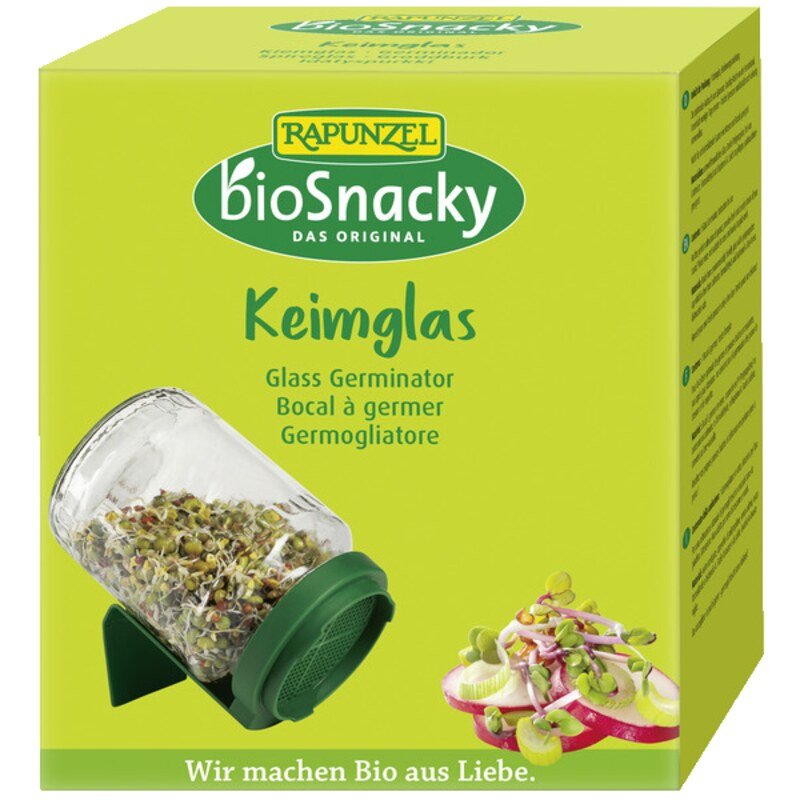 verre de germinateurs Rapunzel  bioSnacky