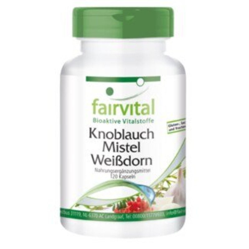 Aubépine de gui à l'ail - 120 gélules