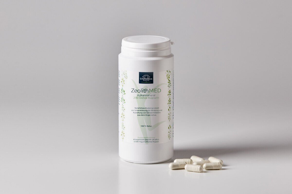 Zéolite Med détox - 200 gélules - par Unimedica