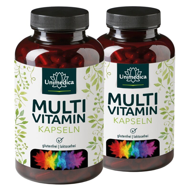 Lot de 2: Gélules Multivitamines - 2 x 180 gélules - par Unimedica