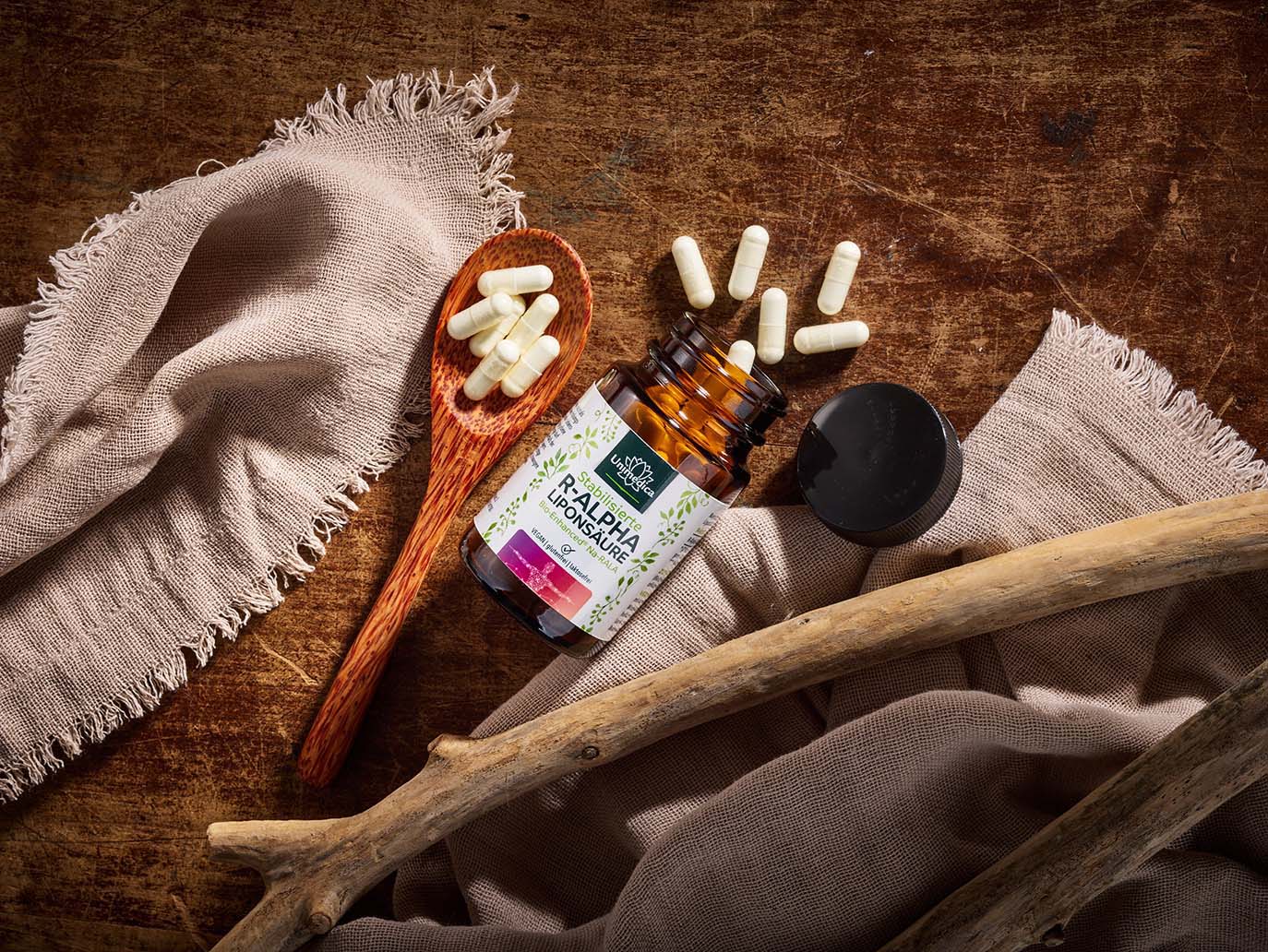 Acide R-α-lipoïque sodique - Bio Enhanced® - 240 mg par dose journalière (2 gélules) - 60 gélules - de Unimedica