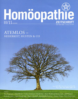 2011-III Homöopathie Zeitschrift - Atemlos - Heiserkeit, Husten & Co