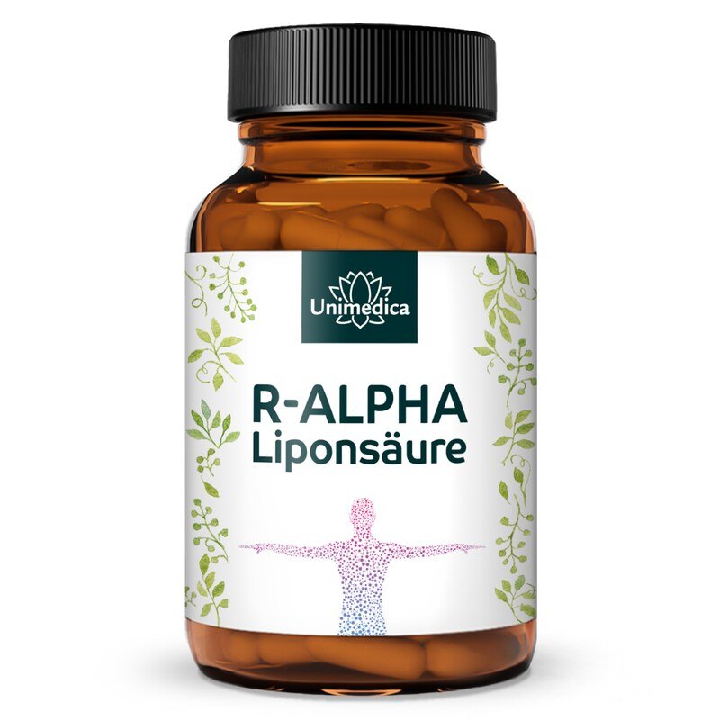 Acide R-alpha-lipoïque - 150 mg par dose journalière - 120 gélules - par Unimedica