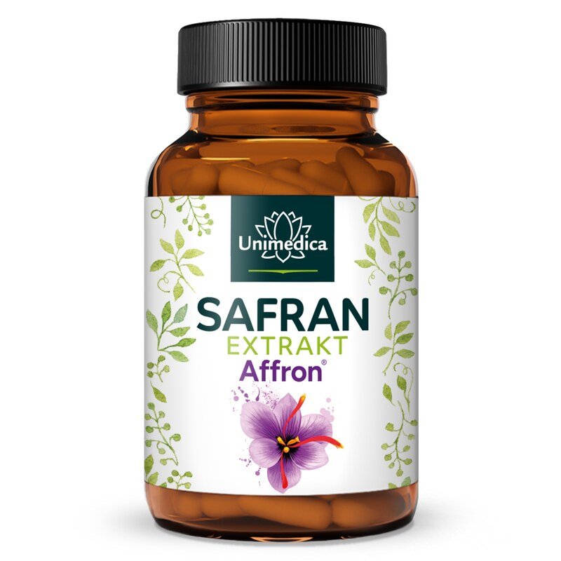 Gélules de safran - avec 30 mg d'extrait de safran Affron® - 3,5 % de lepticrosalides - 120 gélules  par Unimedica