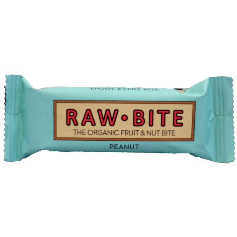 Barre Bio crue RAW Bite  Arachides- 50 g