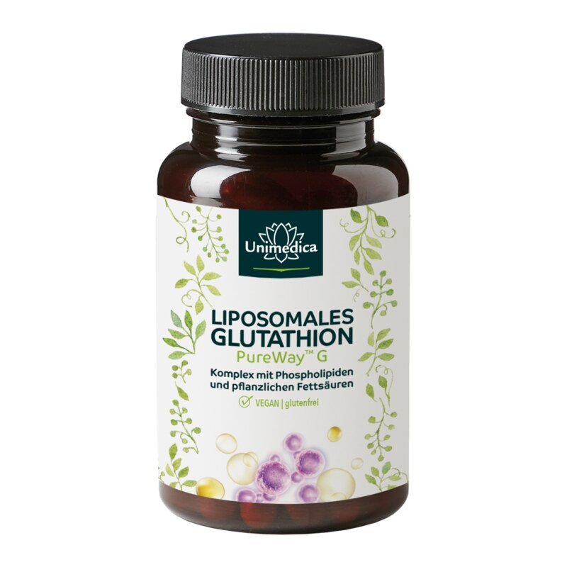 Glutathion liposomal - PureWay-G™ - 400 mg de L-Glutathion par dose journalière (1 gélule) - 30 gélules - par Unimedica