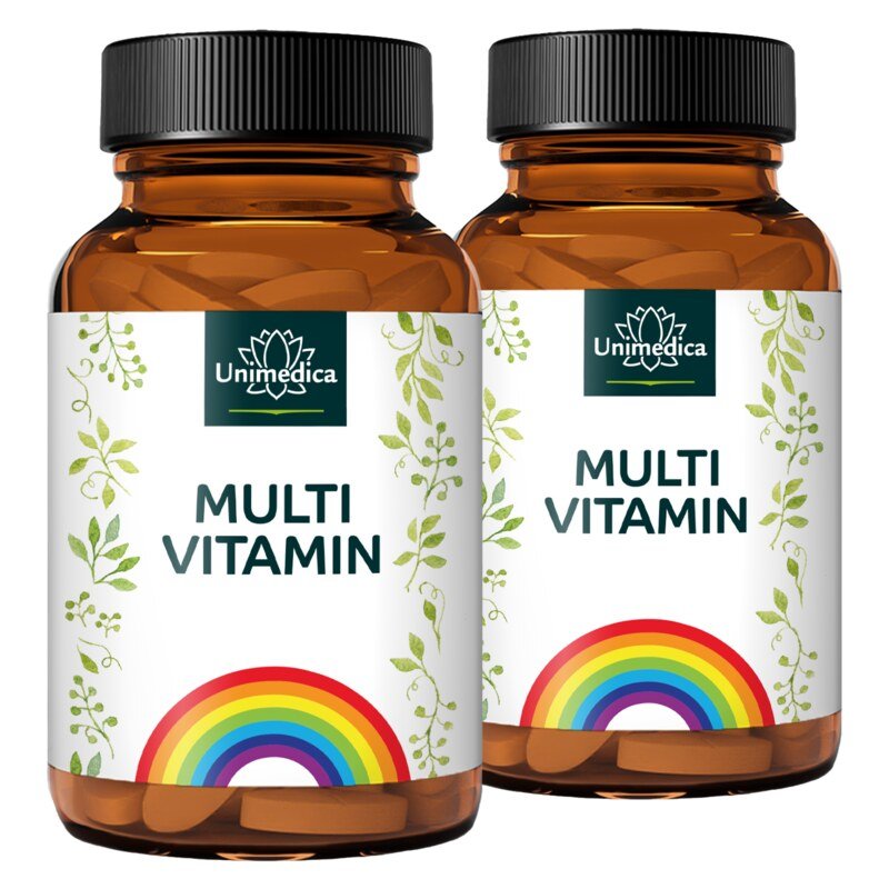 Lot de 2: Multivitamin - 2 x 450 comprimés - Unimedica